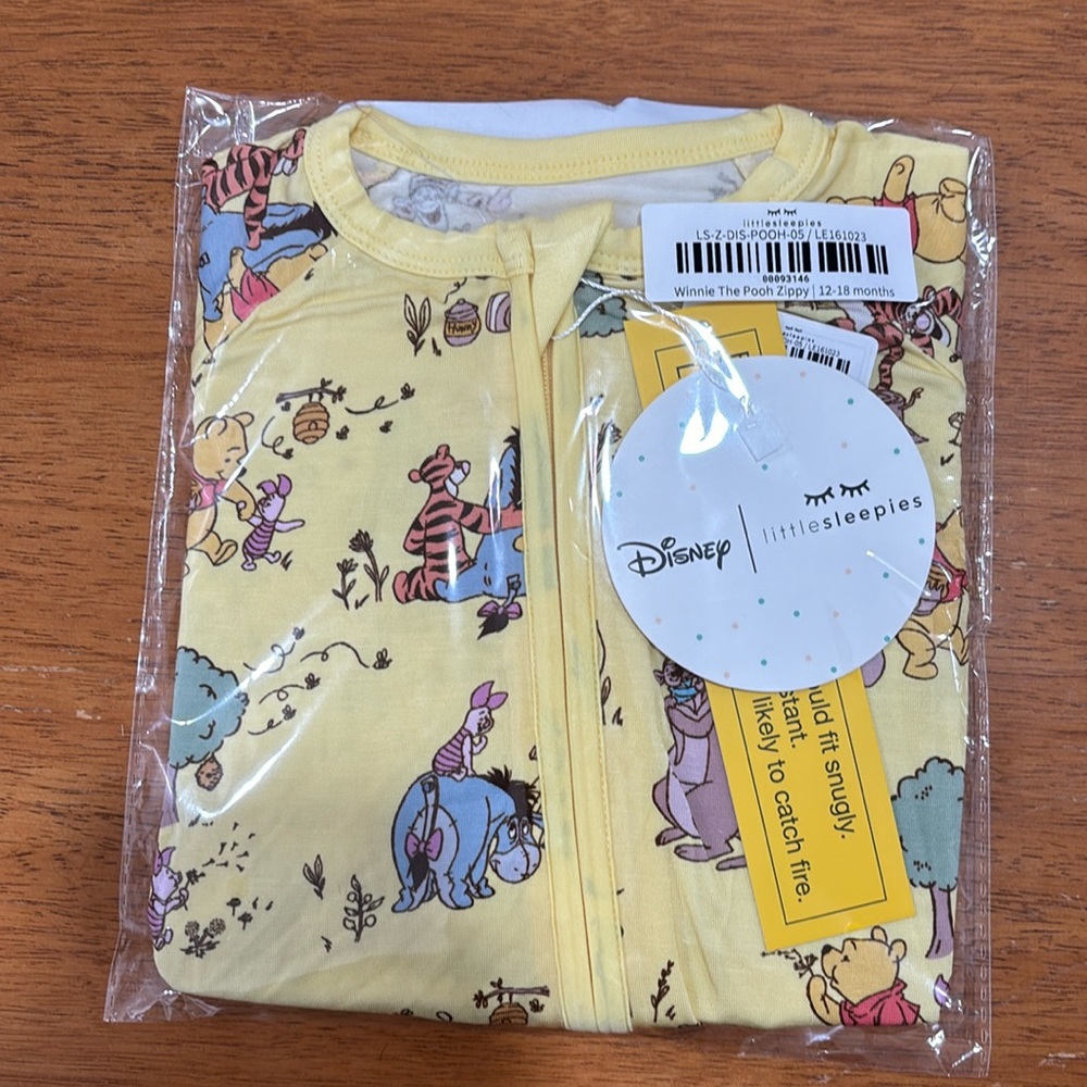 Little Sleepies Winnie the Pooh Zippy